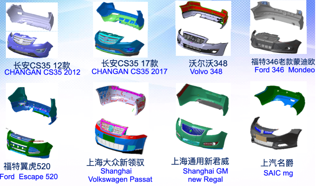 燃油车前后保险杠外饰工程设计案例集锦