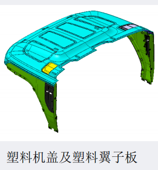 某新能源塑料机盖及塑料翼子板设计